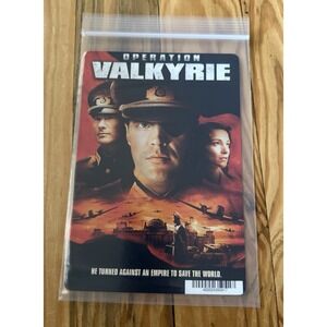 OPERATION VALKYRIE - BLOCKBUSTER VIDEO BACKER CARD 5"X8"